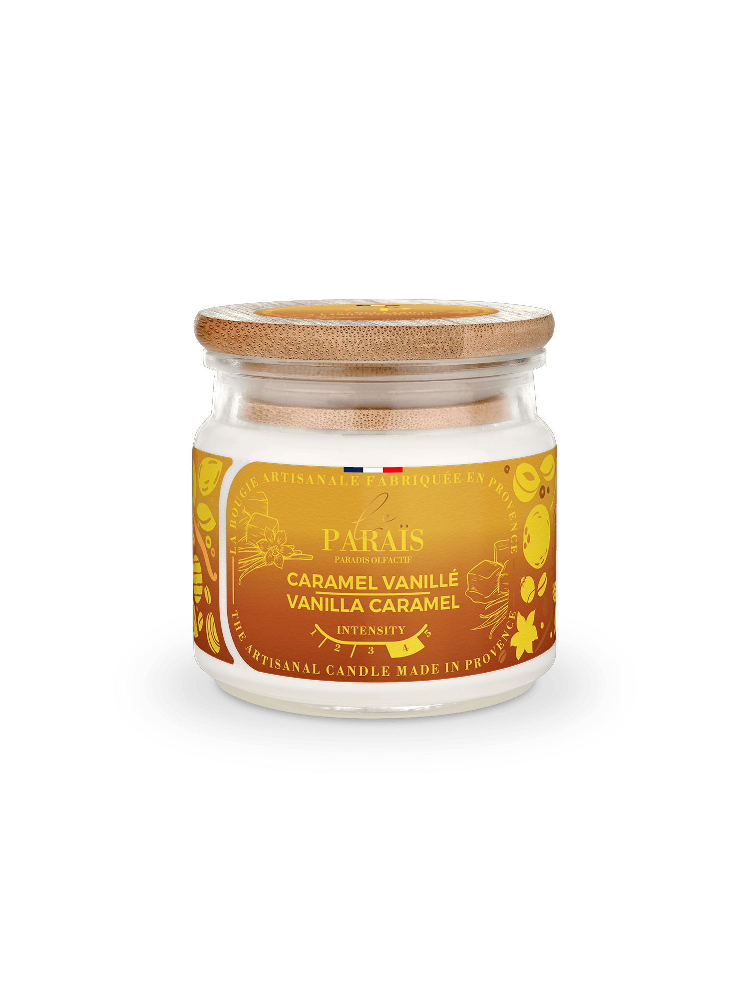 Bougie parfumée Caramel vanillé 1 Bougie parfumée Caramel vanillé