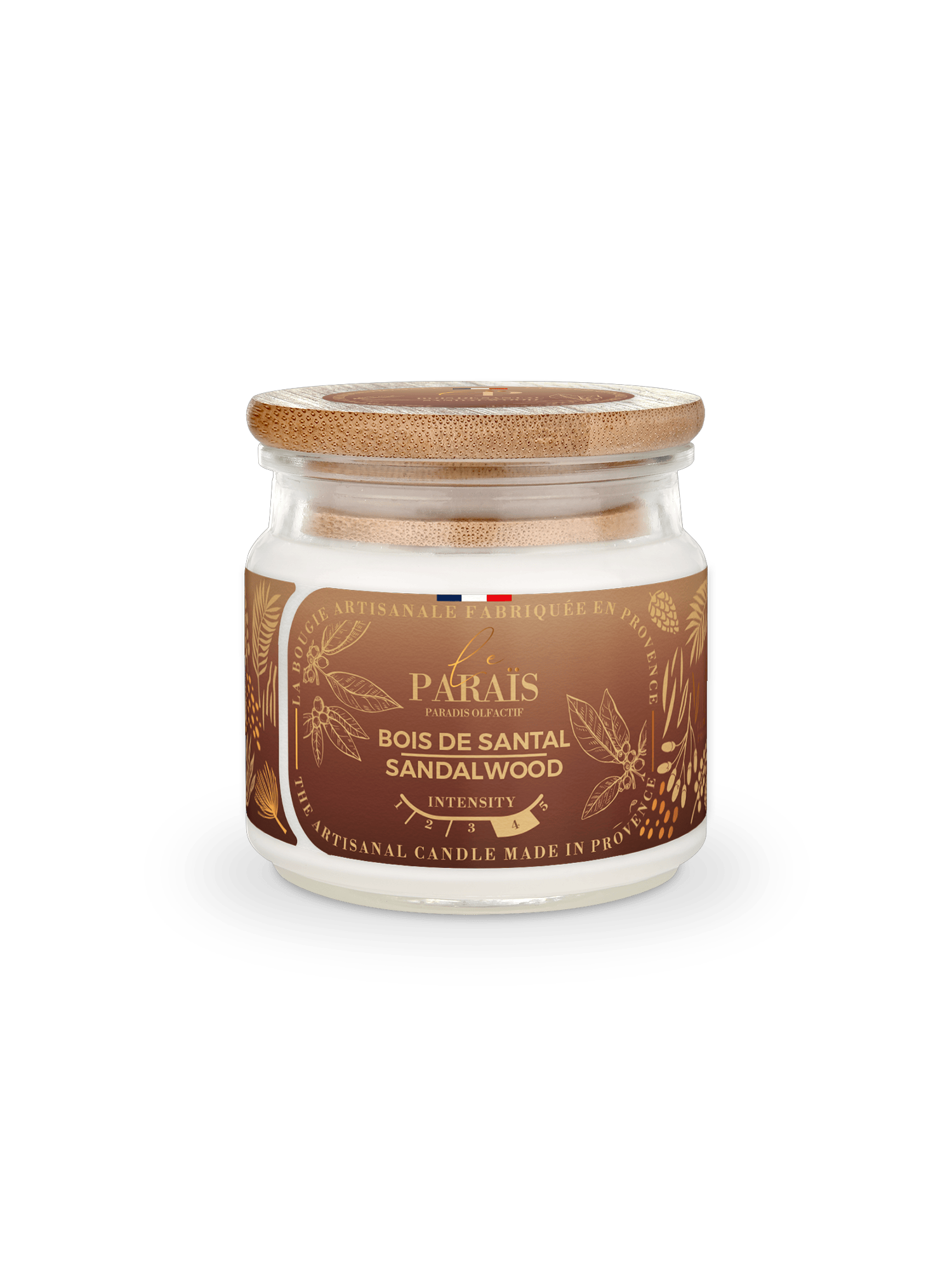 Bougie parfumée Bois de Santal 1 Bougie parfumée Bois de Santal