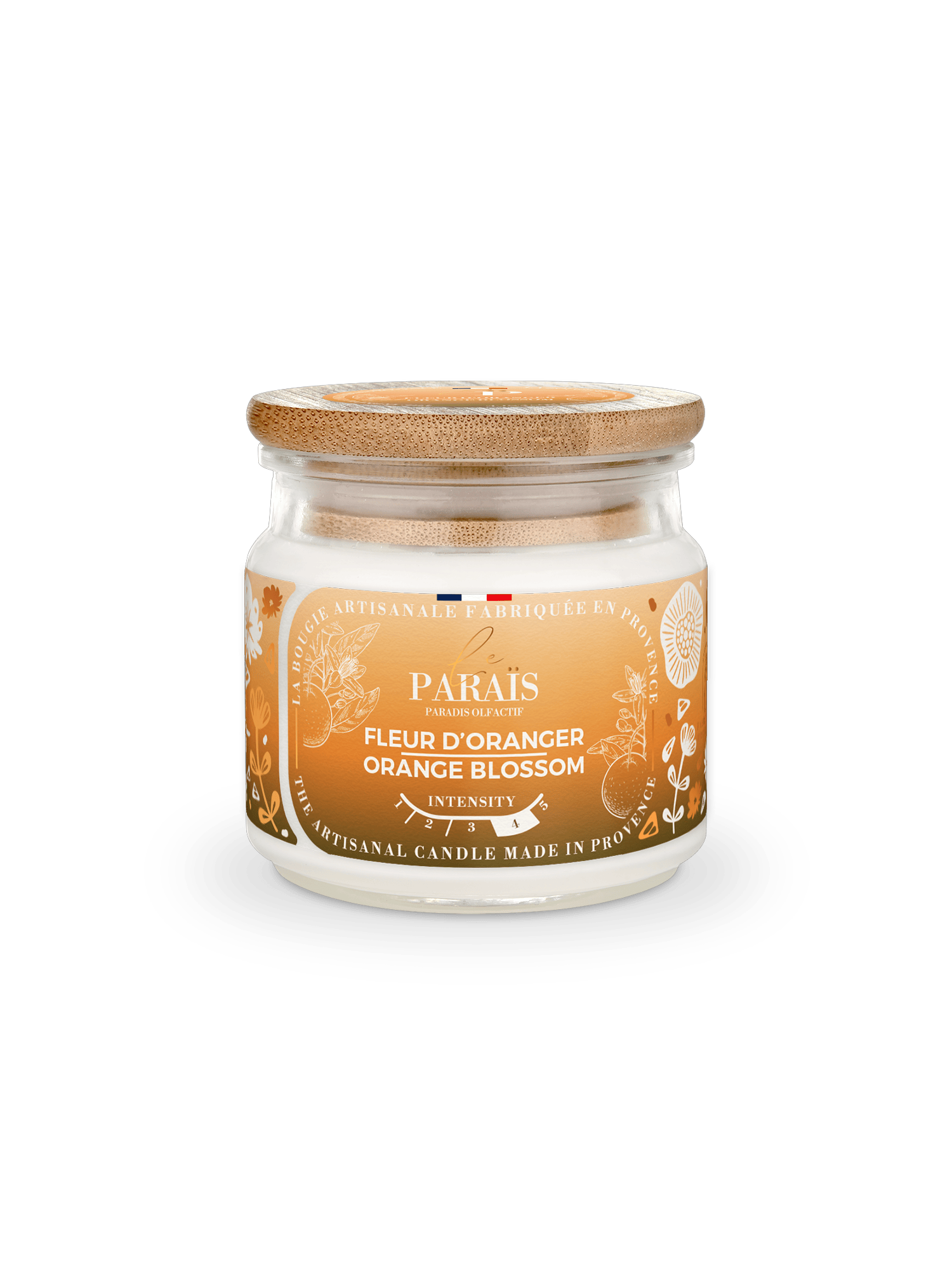 Bougie parfumée Fleur d'oranger 1 Bougie parfumée Fleur d'oranger