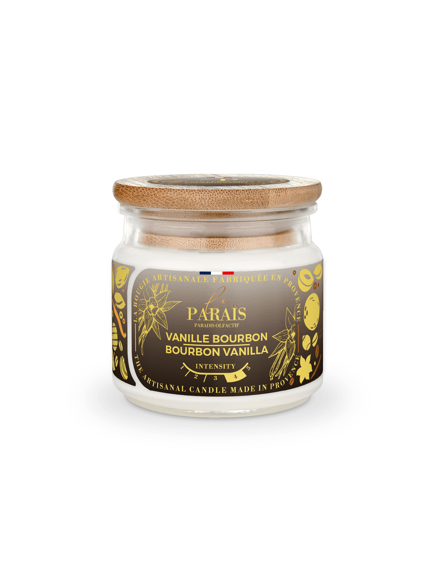 Bougie parfumée Vanille bourbon 1 Bougie parfumée Vanille bourbon