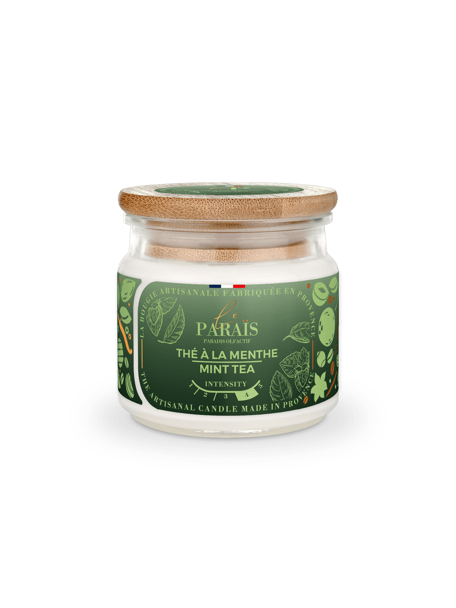 Bougie parfumée Thé à la menthe 1 Bougie parfumée Thé à la menthe