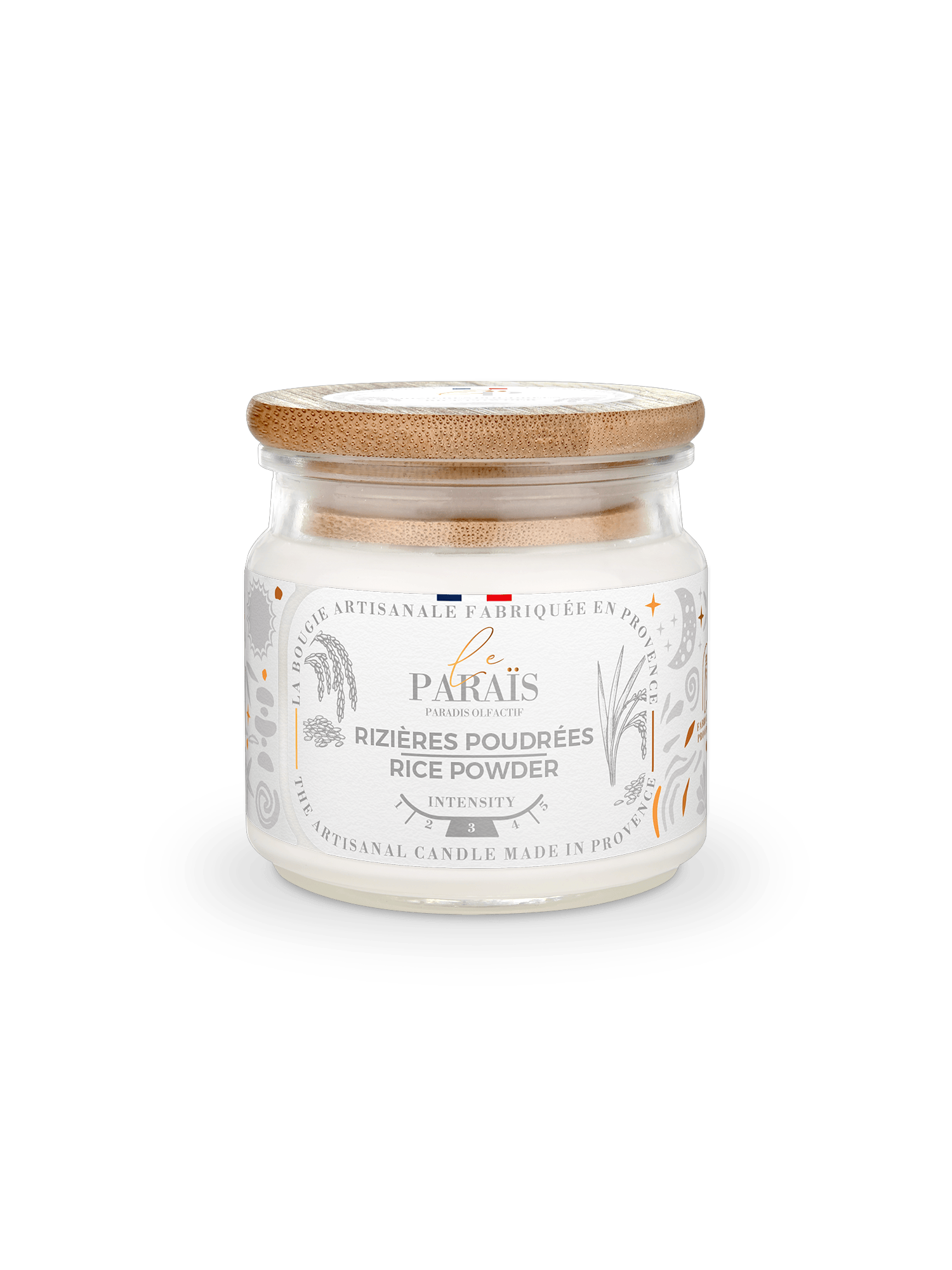 Bougie parfumée Rizières Poudrées 1 Bougie parfumée Rizières Poudrées