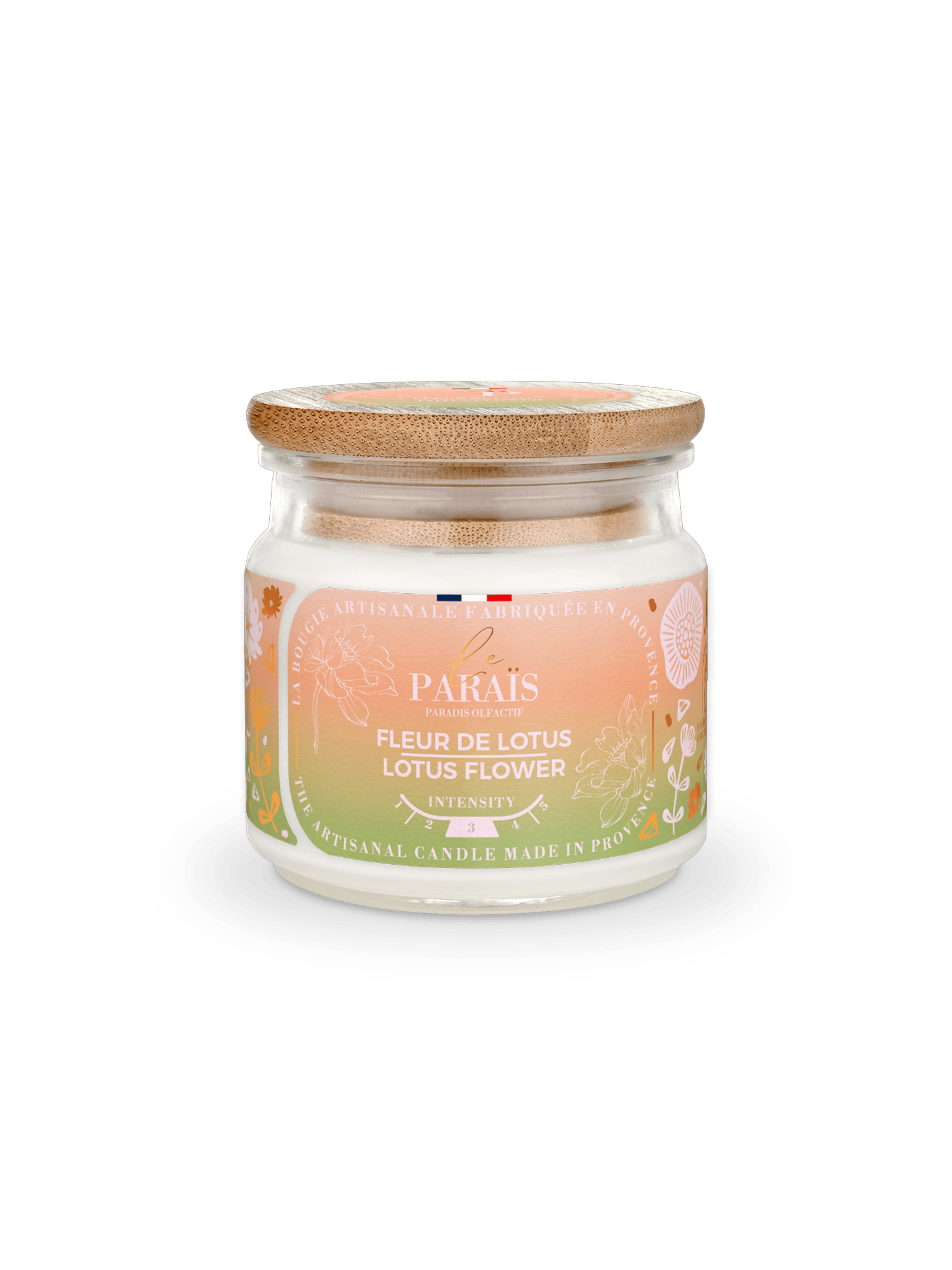 Bougie parfumée Fleur de Lotus 1 Bougie parfumée Fleur de Lotus