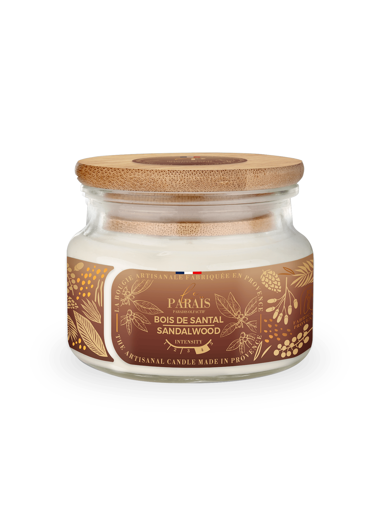 Bougie parfumée Bois de Santal 2 Bougie parfumée Bois de Santal – Image 2