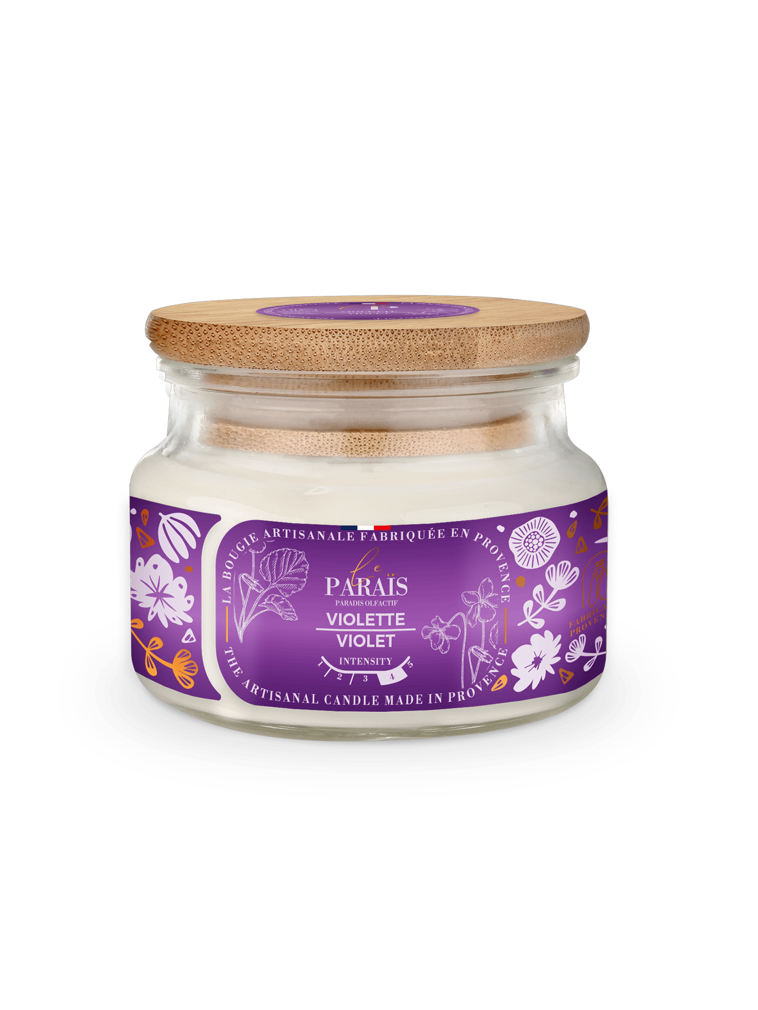 Bougie parfumée Violette 2 Bougie parfumée Violette – Image 2