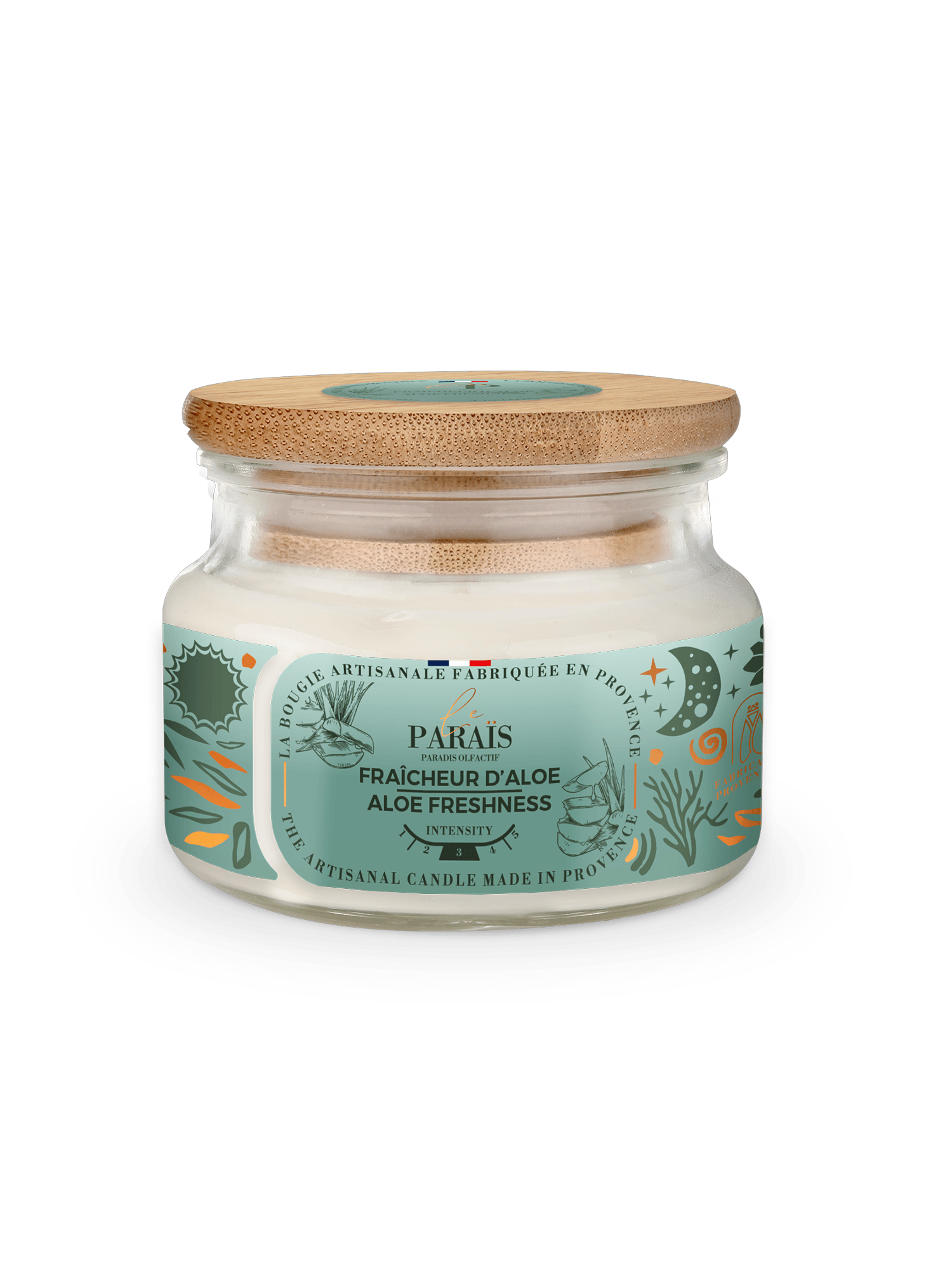 Bougie parfumée Fraîcheur d'Aloe 2 Bougie parfumée Fraîcheur d'Aloe – Image 2