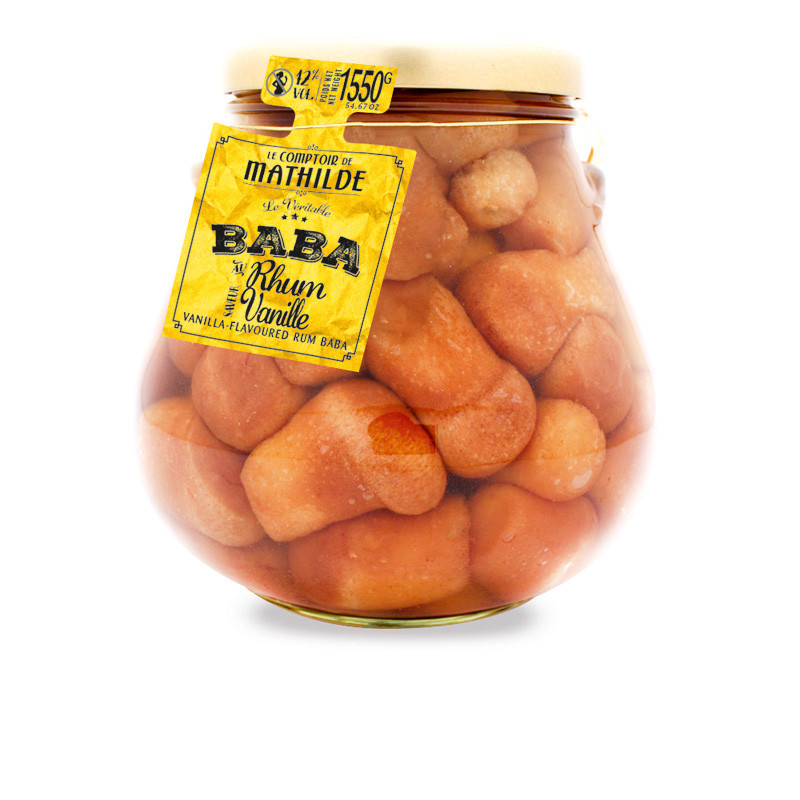Baba au Rhum Vanille - 1550g 1 Baba au Rhum Vanille - 1550g