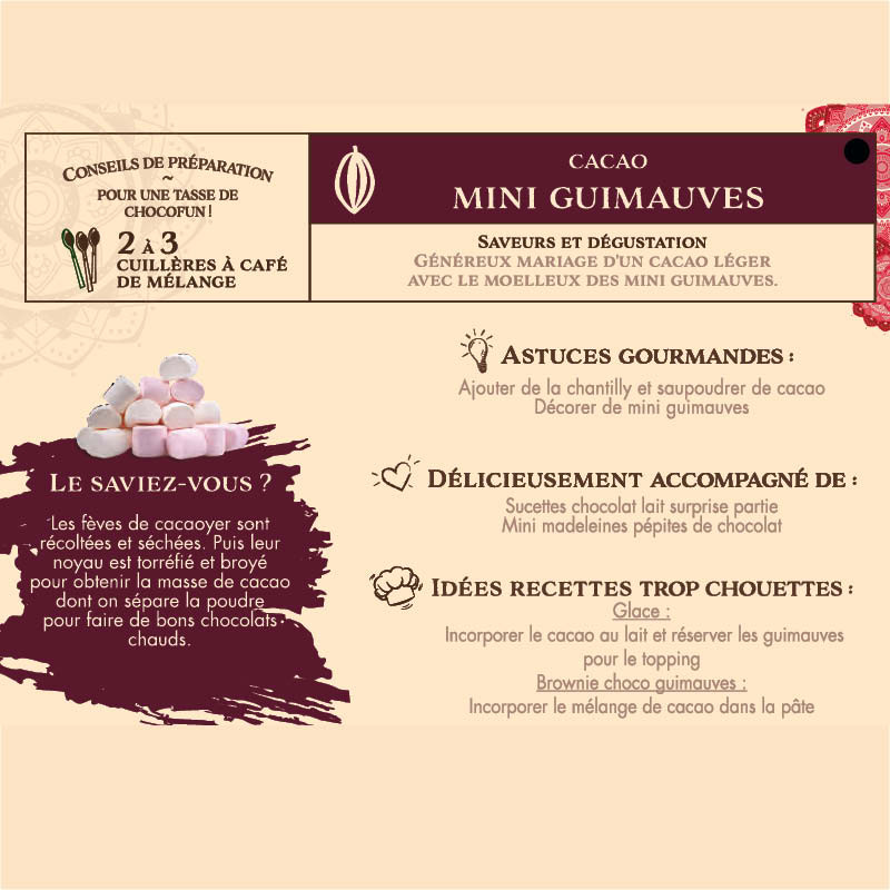 Cacao Mini Guimauves -190g 3 Cacao Mini Guimauves -190g – Image 3
