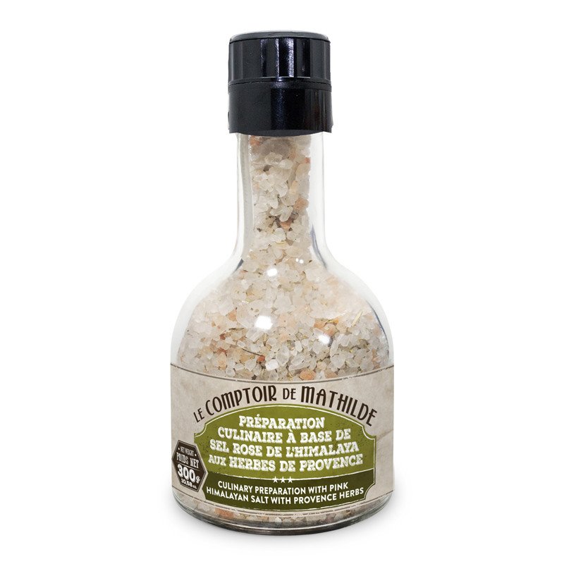 DATE COURTE - Préparation Culinaire - Sel Rose de l'Himalaya aux Herbes de Provence - Empilable - 300g 1 DATE COURTE - Préparation Culinaire - Sel Rose de l'Himalaya aux Herbes de Provence - Empilable - 300g